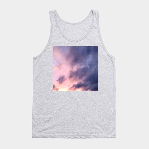 Purple Stormy Sky Photo Tank Top by EdenLiving